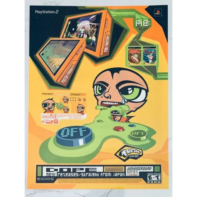 Anuncio Vintage Original Mr. Mosquito / Mad Maestro - Ps2