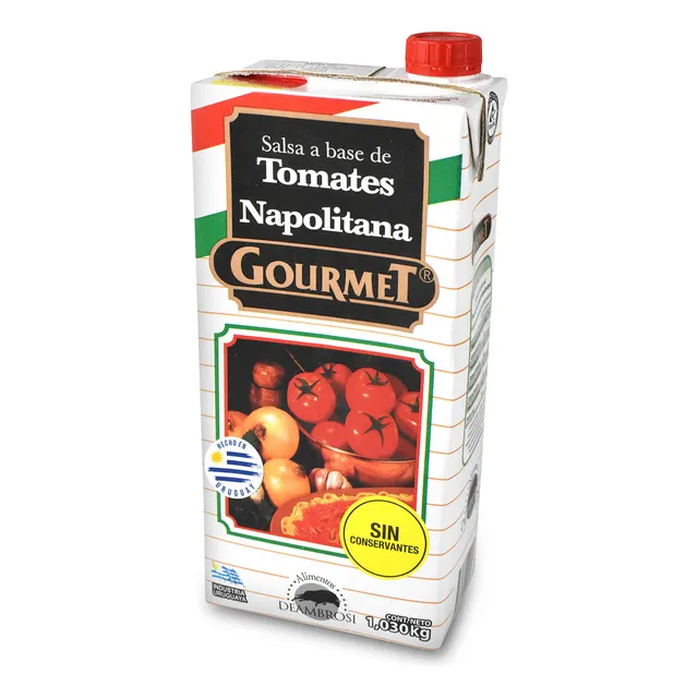 Salsa De Tomate Napolitana Gourmet 1030 Grs