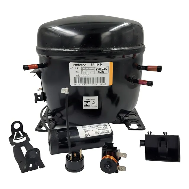 Motor Compressor Embraco 1/3+ Freezer Ffi12hbx 220v R134