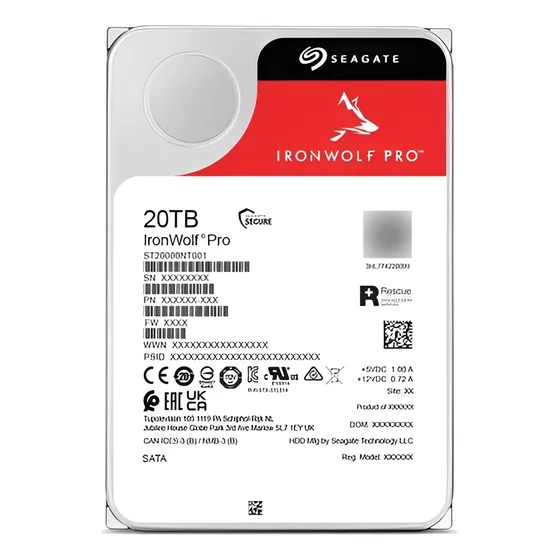 Hd Seagate Ironwolf Pro 20tb Nas Sata6 7200rpm St20000nt001