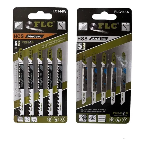 Cuchilla Repuesto Para Caladrora X 10pc ( 5madera - 5metal).