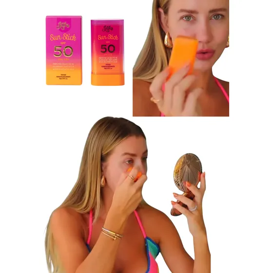Protetor Solar Em Bastão Latika Calmante Fps50 Sun Stick 