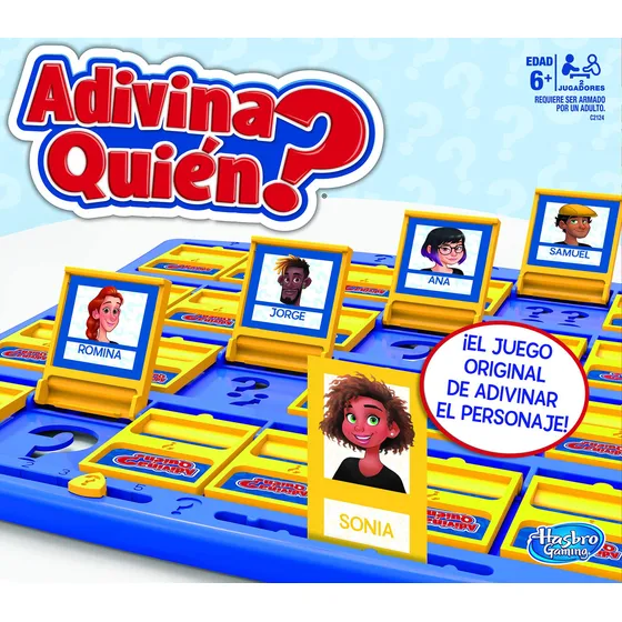 Juego De Mesa Hasbro Gaming Adivina Quién? Para Mayores De 6 Años