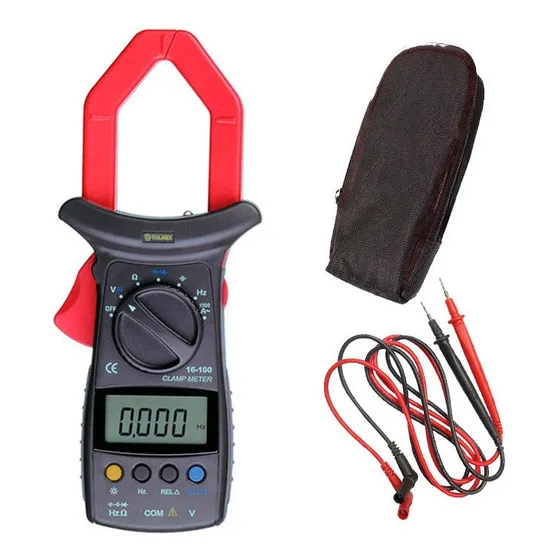 Multimetro Digital De Gancho Tulmex 16-100 Con Cables