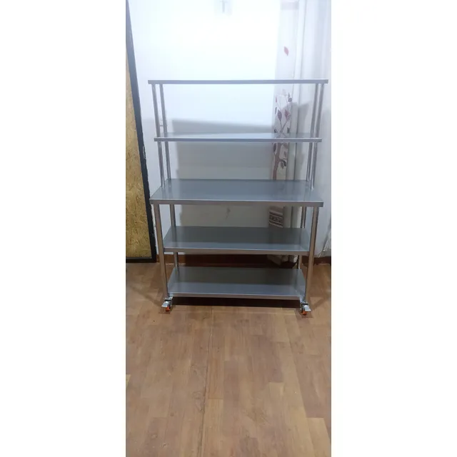 Mesa De Acero Inoxidable Con Ruedas