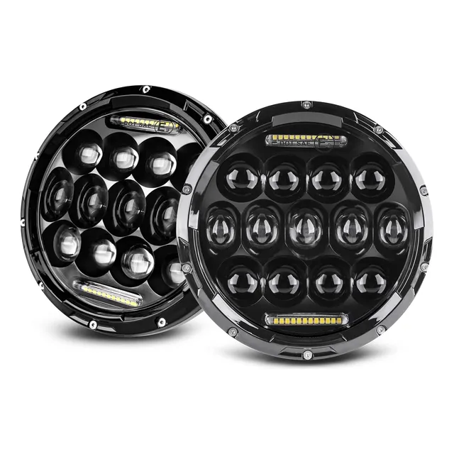 Faro Led Redondo 7 Pulgadas 13 Lupas H4