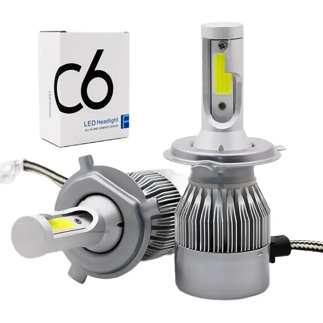 Kit De Luces Cree Led Ford Ecosport H4 Alta Y Baja C6