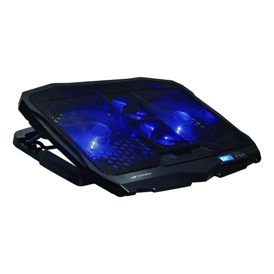Suporte Base Notebook Nbc-100bk C3tech Gamer 4 Coolers Led Cor Preto