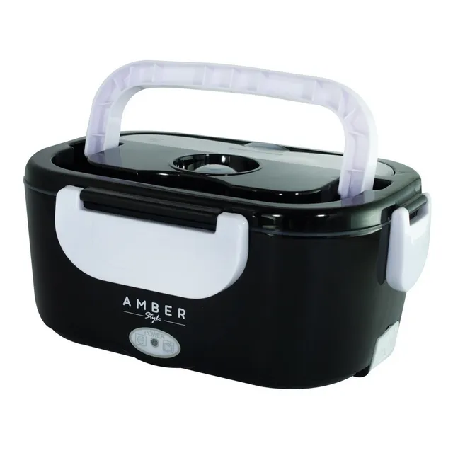 Lonchera Eléctrica 1.5l Porta Comidas Blanco O Negro