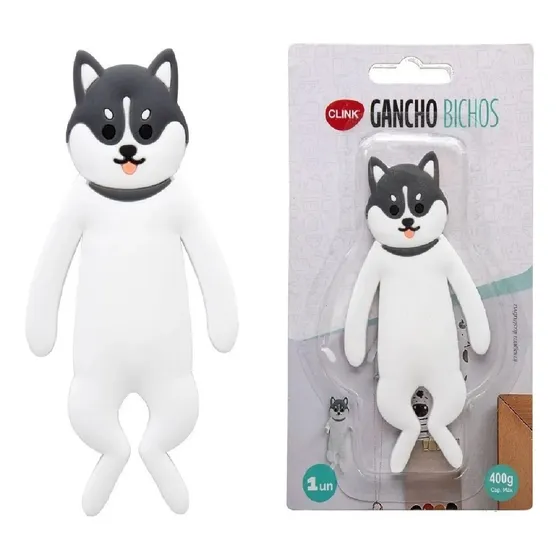 Gancho Cabide Adesivo Parede Em Formato De Bichos Animais