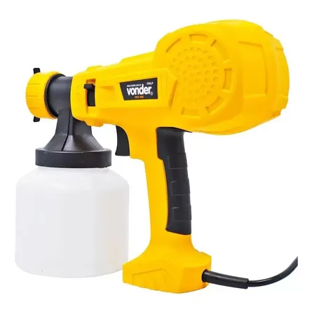Foto de Pistola Elétrica para Pintura Vonder Amarelo e Preto PEV400 62.20.400.220