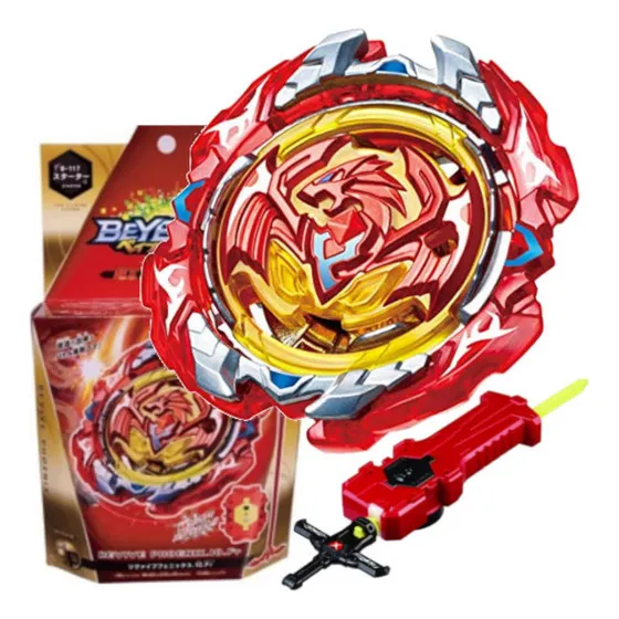 Pião Topgyro Beyblade Vermelho B-117 Revive Phoenix