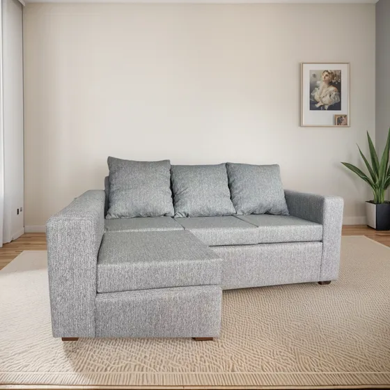 Sillón Chico Roman 3 Cuerpos Esquinero  Con Camastro Móvil