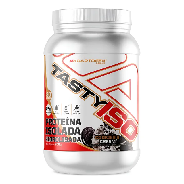 Tasty Iso Whey Isolado Whey Hidrolisado 900g Adaptogen