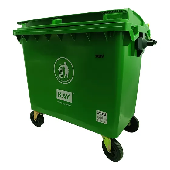 Mega Contenedor Papelera Basura C/rueda 660 Kay I. 6363 Xavi
