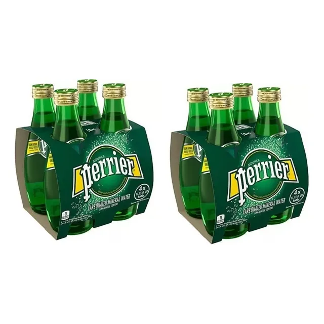Água Mineral Importada Perrier 330ml Kit 8 Unidades
