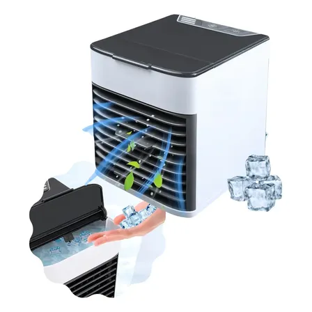 Mini Ar Condicionado Umidificador Climatizador Usb Portátil 3 Velocidades