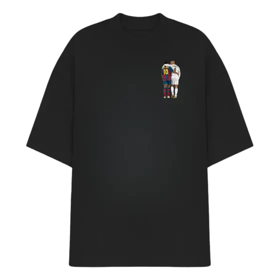 Camiseta Oversized Fenomeno Ronaldo E Ronaldinho Gaúcho