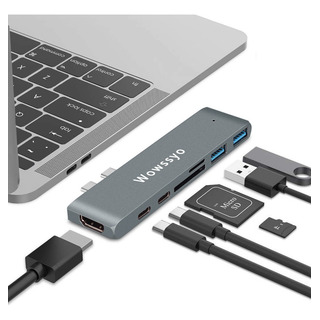 Adaptador Hub Usb C Para Macbook Pro/air Docking Station Adaptador Hub Usb C Para Macbook Pro/air Docking Station