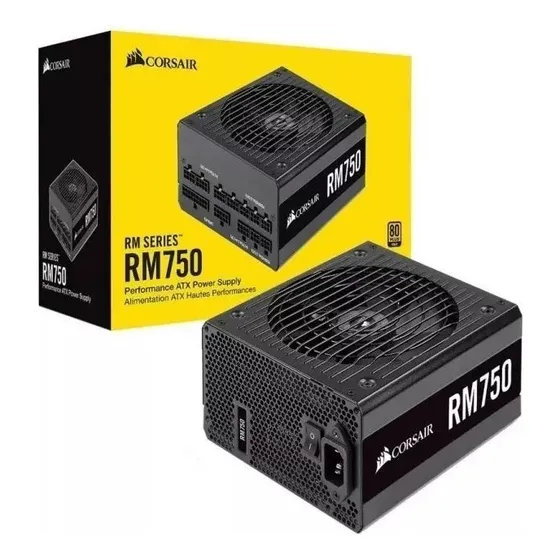 Fuente De Poder Certificada Corsair Rm750e 750w 80+gold