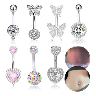7pcs Piercing Para Ombligo Amargo De 10 Mm Acero Inoxidable 7pcs Piercing Para Ombligo Amargo De 10 Mm Acero Inoxidable