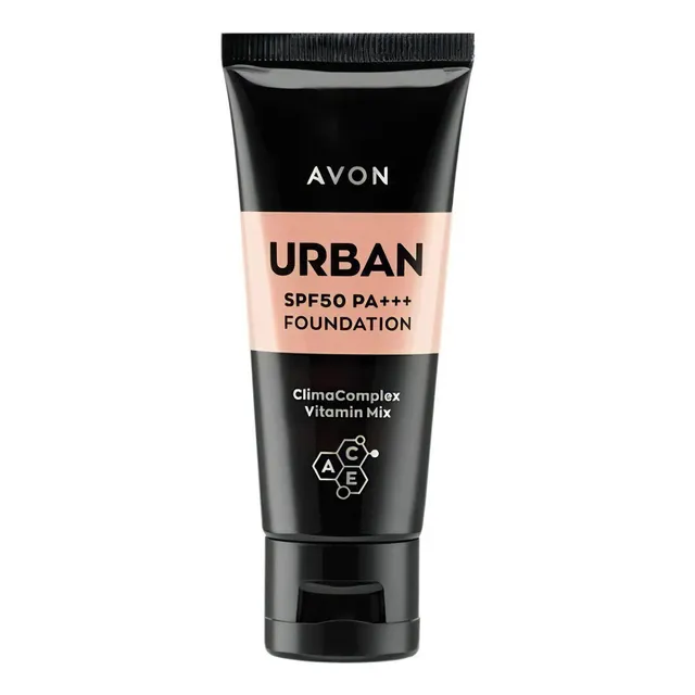 Base de maquillaje en cremoso mousse Avon tono light - 30mL
