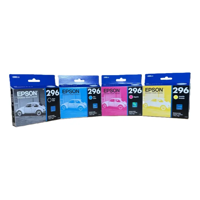 Kit De 4 Cartuchos De Tintas T296 Original 296 Xp231 241 431