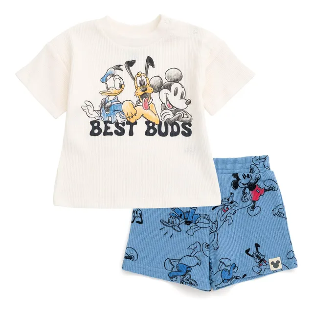 Set De Ropa Disney Mickey Mouse Donald Duck Pluto Boys 4t