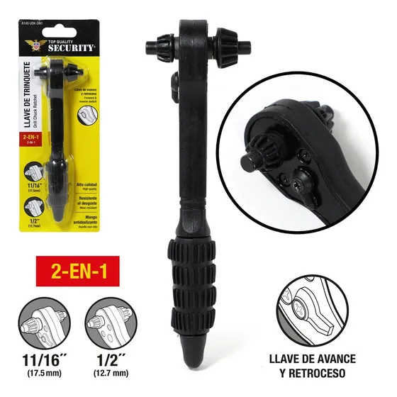 Llave Para Mandril Taladro 2 En 1 Security