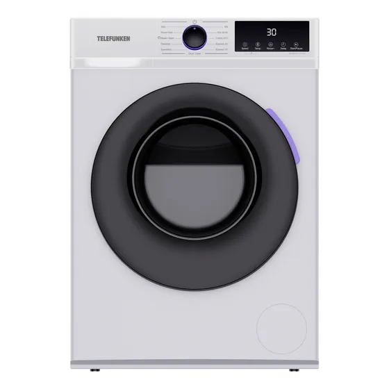 Lavarropa Automático Frontal Telefunken 6kg Blanco Ebz