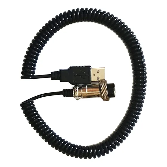 Cabo Espiralado 4 Vias  Usb + Conector Mike(pro-racing)