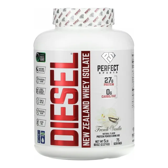 Diesel Premium Whey Isolate 5lbs De 75 Servicios