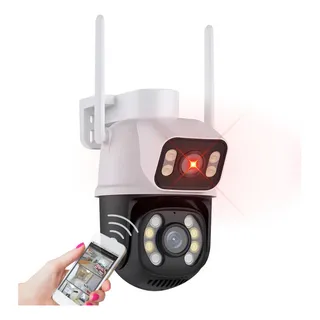 Camera Segurança Externa Lente Dupla Rastreamento Zoom A28b Camera Segurança Externa Lente Dupla Rastreamento Zoom A28b