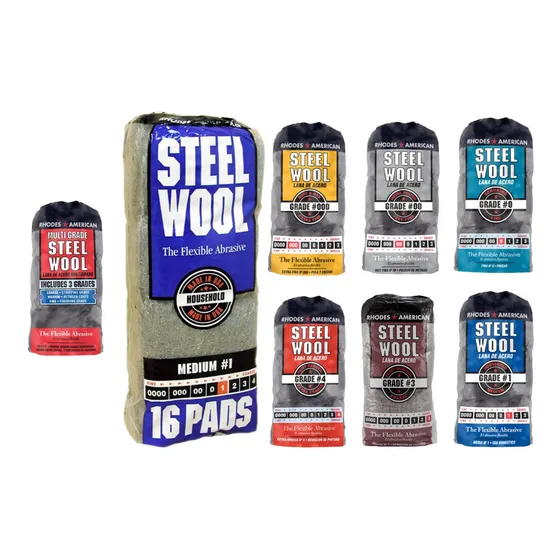 Lana De Acero Steel Wool Sumamente Fina 0000 (12u)