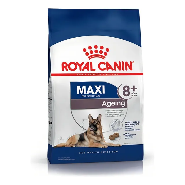 Alimento Royal Canin Size Health Nutrition Maxi Ageing 8+ para perro senior de raza grande sabor mix de 15 kg
