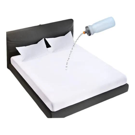 Forro Protector Plástico Antifluidos Con Cierre Cama Doble