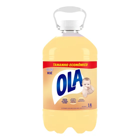 Sabão Liquido Ola Bebê Galão 3,8l Tamanho Econômico Promoçao