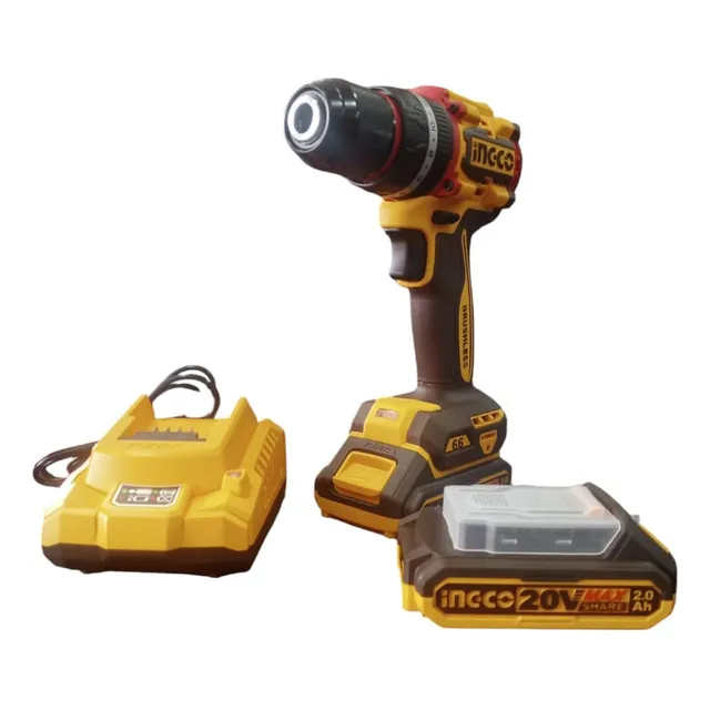 Taladro De Impacto Inalámbrico 3/8 Brushless 20v Ingco
