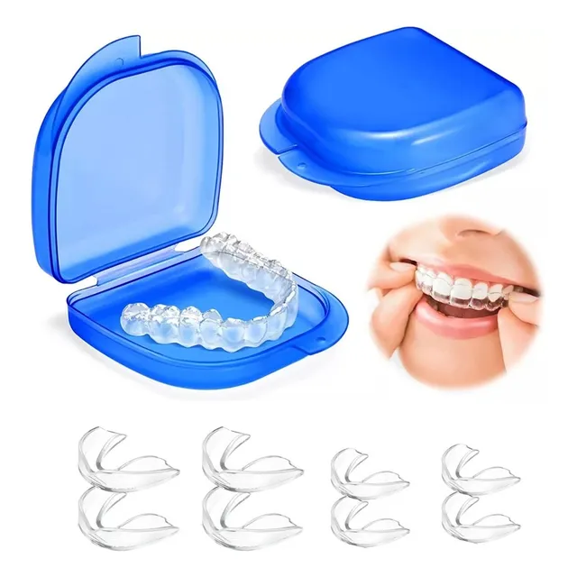 Pack X8 Protector Bucal Dental Antirronquido Bruxismo