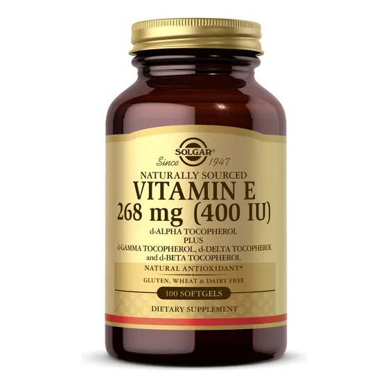 Suplemento Solgar De Vitamina E 268 Mg (400 Ui) 100 Cápsulas