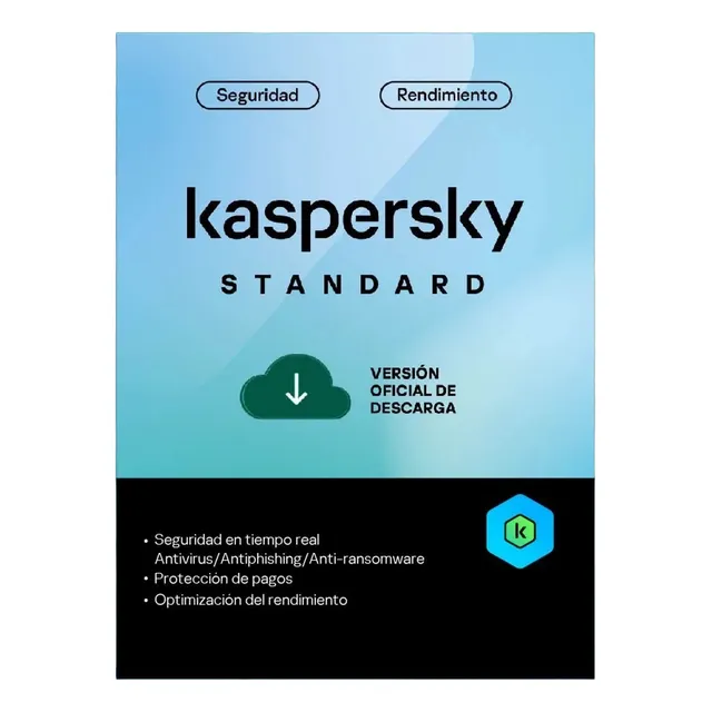 Antivirus Kaspersky Standard 1 Dispositivo 1 Año(lic.fisica)