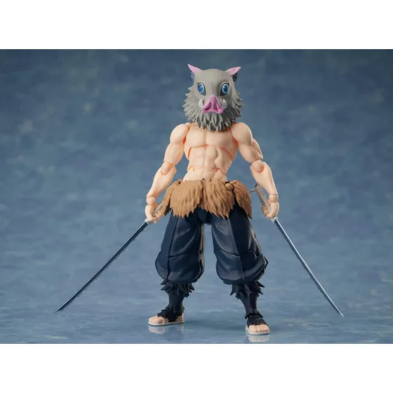 Figura De Acción A Escala 1/12 Inosuke Hashibira Demon Slaye