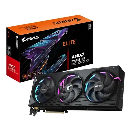 Gigabyte Radeon Rx 9070 XT Aorus Elite 16 GB Gddr6 Dp HDMI RGB