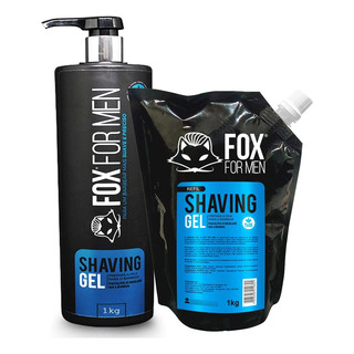 Shaving Gel Barbear Gel Shaving 1kg Fox For Men + Refil 1kg Shaving Gel Barbear Gel Shaving 1kg Fox For Men + Refil 1kg