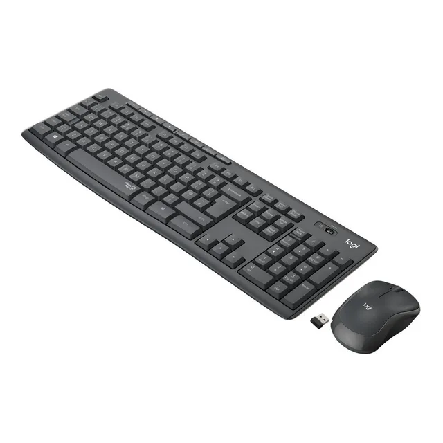 Combo Teclado Mecánico K295 y Mouse Óptico M220 Logitech Mk295 Silent Wireless Negro