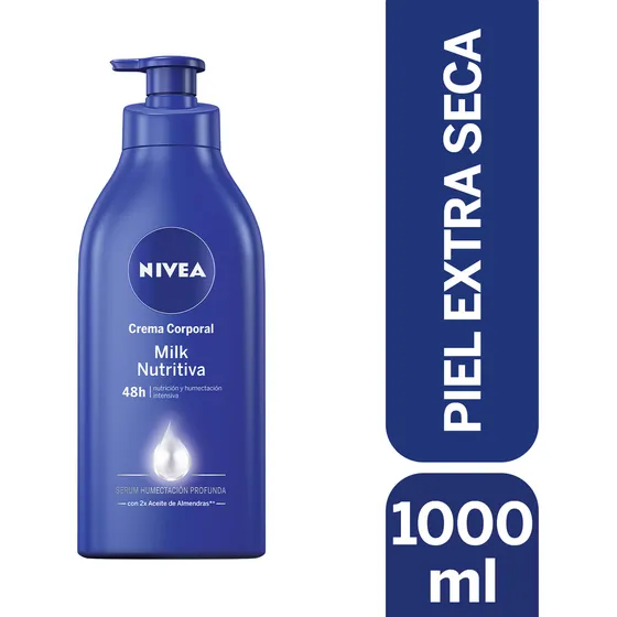 Crema Corporal Body Milk Nutritiva Para Piel extra seca Nivea