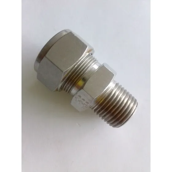 Conector Recto Tubing 3/4 Od X 1/2 Npt Macho Ss 316 Gyrolok.