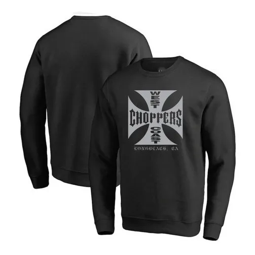 Blusa Moletom Sem Capuz Careca West Coast Choppers Moto
