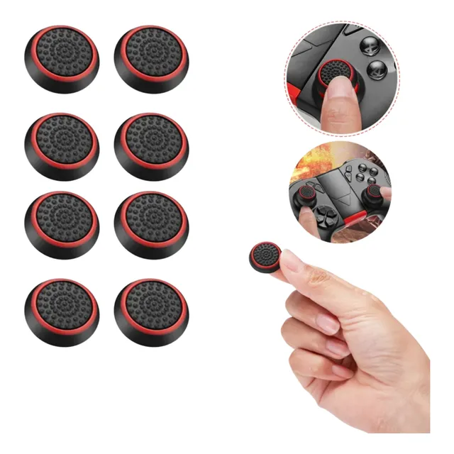Kit 8 Grip Protetor Analógico Controle Ps3 Ps4 Ps5 Xbox One