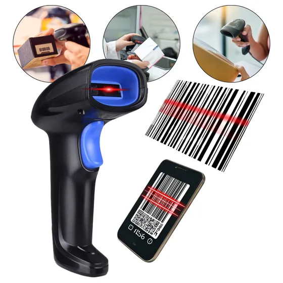 Leitor De Código De Barras Usb Qr Code Pc E Celular 1d 2d